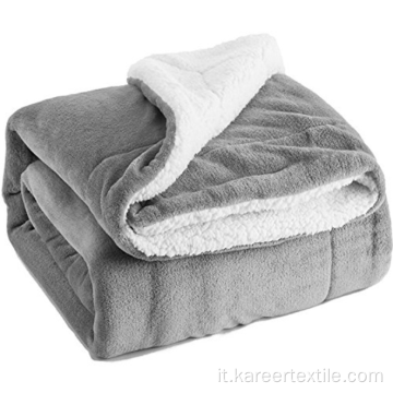 Coperta sherpa lussuosa super morbida super morbida